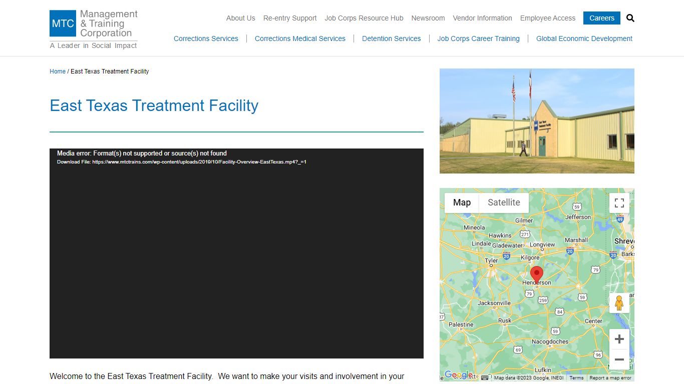East Texas Treatment Facility - MTC